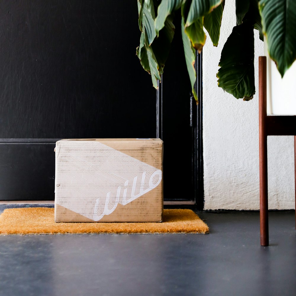 Package on doorstep — brought inside